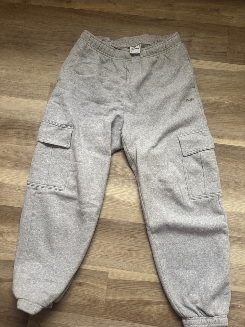 TNA Light Gray Cargo Joggers